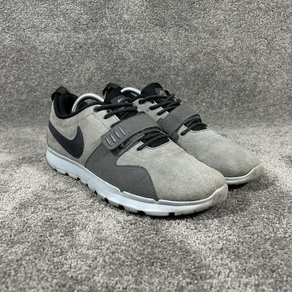 Nike SB Trainerendor 806309-001 Mens 10 Grey Black Suede Trainer Athletic Shoes main image 5